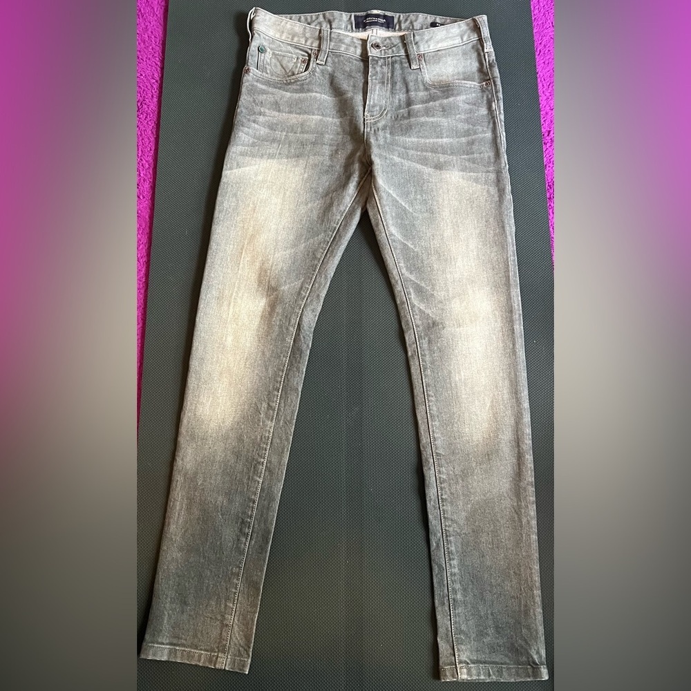 Scotch & Soda Skim Jeans Men Size 30x32 Green Stain skinny denim casual cotton